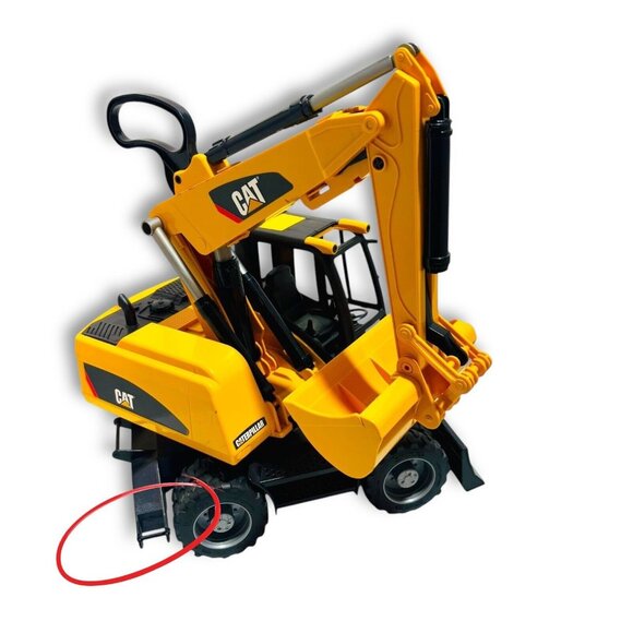 Bruder #02446 CATERPILLAR Small Wheel Excavator.  Plus Matchbox Mini Excavator. - Picture 4 of 10